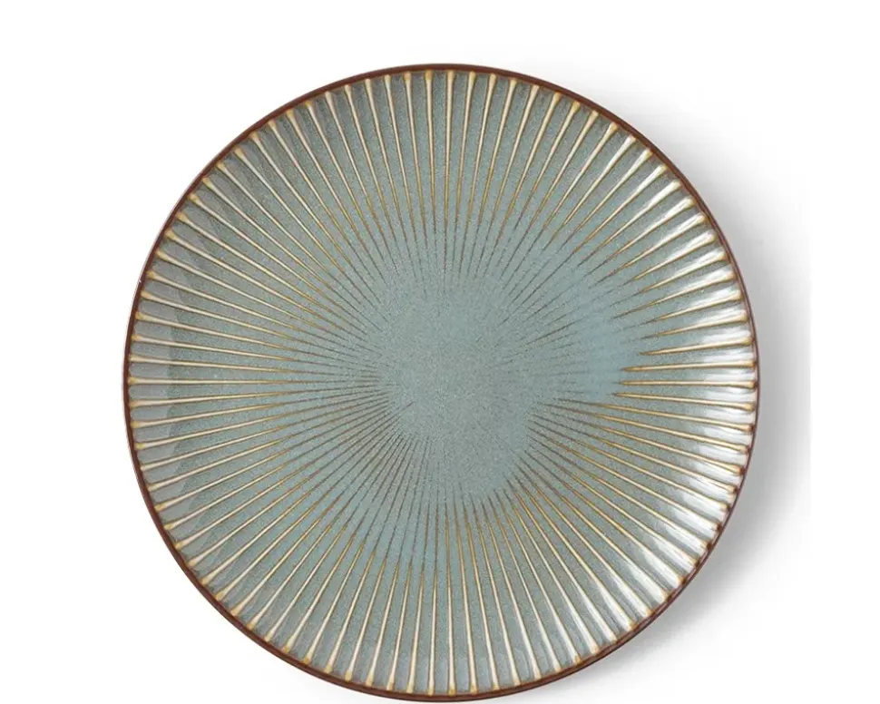 aiya_green__plate_1-1.webp MIYA Company Medium Plates^Aiya Green 9.25" Plate