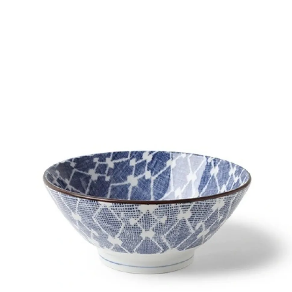 aizome_hishi__bowl_0.webp MIYA Company Medium Bowls^Aizome Hishi 6.75" Bowl