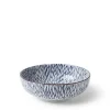 MIYA Company Shallow Bowls^Aizome Mums 5" Shallow Bowl