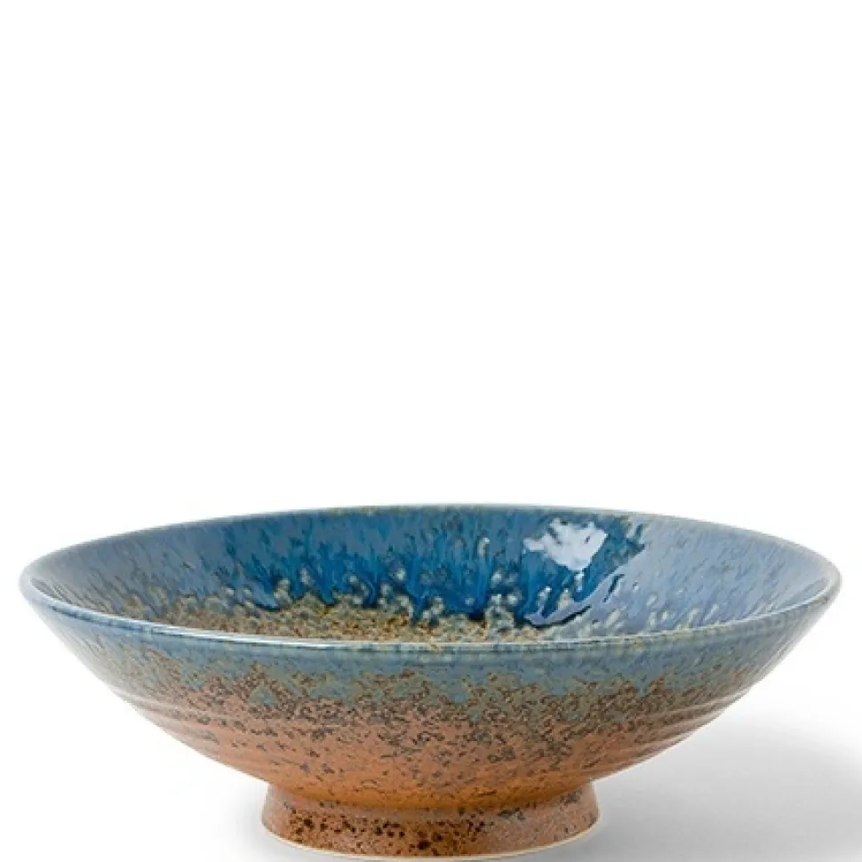 aoi_nagashi__serving_bowl_0-1.webp MIYA Company Serving Bowls & Plates^Aoi Nagashi 9.5" Serving Bowl