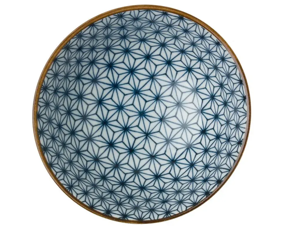 asanoha_colors__bowl__blu_2.webp MIYA Company Medium Bowls^Asanoha Colors 5.75" Bowl - Blue