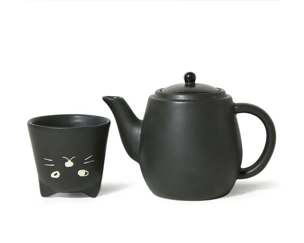 black_cat_tea_set_2.webp MIYA Company Cats^Black Cat Tea Set