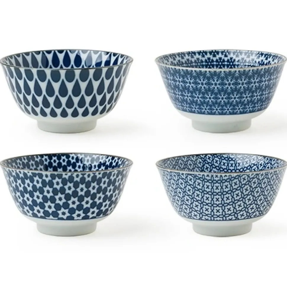 blue__white__bowl_set_0.webp MIYA Company Bowl Sets^Blue & White 5" Bowl Set