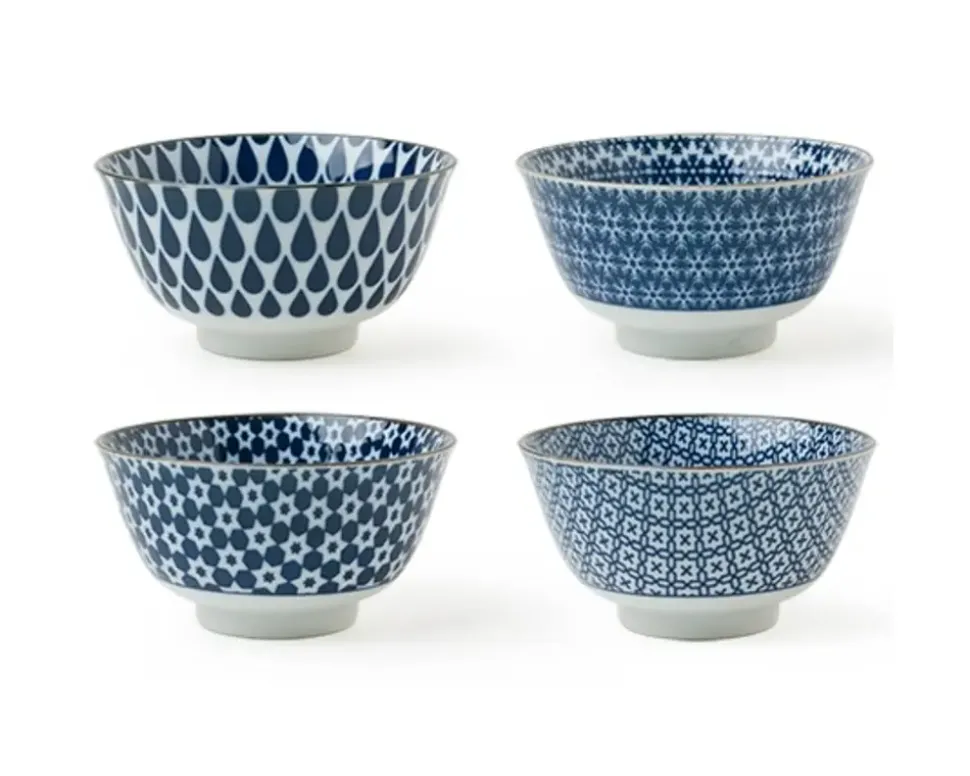 blue__white__bowl_set_1.webp MIYA Company Bowl Sets^Blue & White 5" Bowl Set