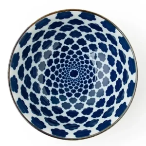 MIYA Company Bowl Sets^Blue & White 6