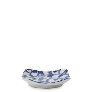 MIYA Company Small Plates^Blue & White Karakusa 3.5