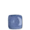 MIYA Company Small Plates^Blue & White Waves 3.5" Plate