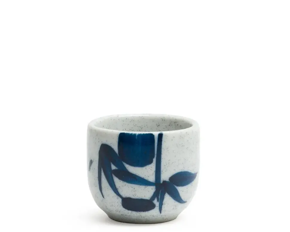 blue_bamboo__oz_sake_cup_1.webp MIYA Company Sake Bottles & Cups^Blue Bamboo 1.2 Oz. Sake Cup