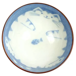 MIYA Company Bowls^Blue Cat Rice Bowl