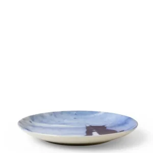 MIYA Company Plates^Blue Cat Sitting Plate