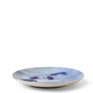 MIYA Company Plates^Blue Fish Swimming Plate