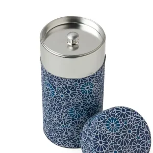 MIYA Company Teaware Accessories^Blue Mums Tea Canister