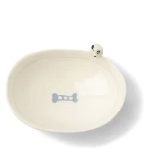 MIYA Company Bowls^Bowl Footed With Dog & Bone Design