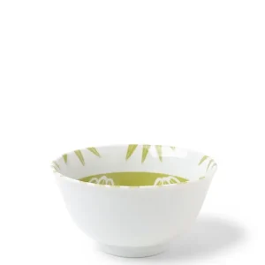 MIYA Company Pandas^Bowl Green Bamboo + Panda 5"