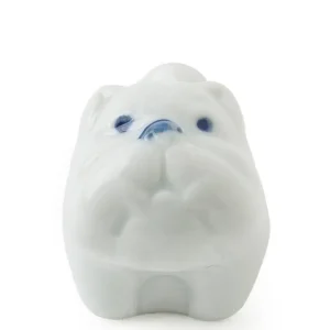 MIYA Company Dogs^Bulldog Chopstick Rest - White