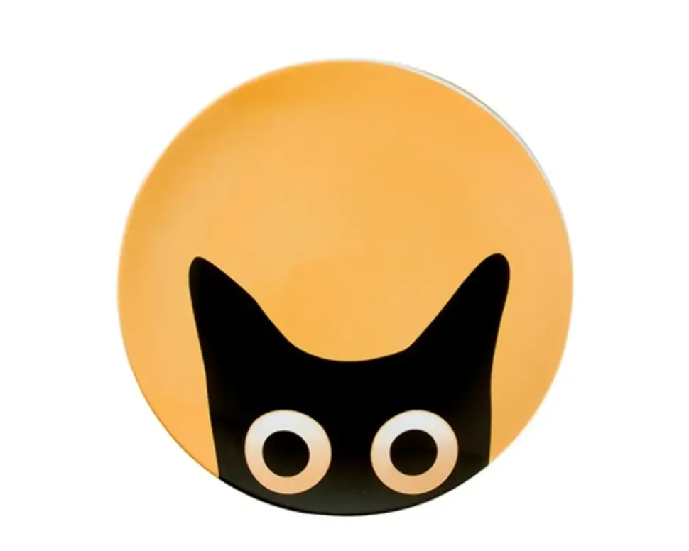 cat_eyes__dessert_plate_s_2.webp MIYA Company Plates^Cat Eyes 6.5" Dessert Plate Set