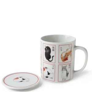 MIYA Company Cups/Mugs^Catopedia Mug With Lid
