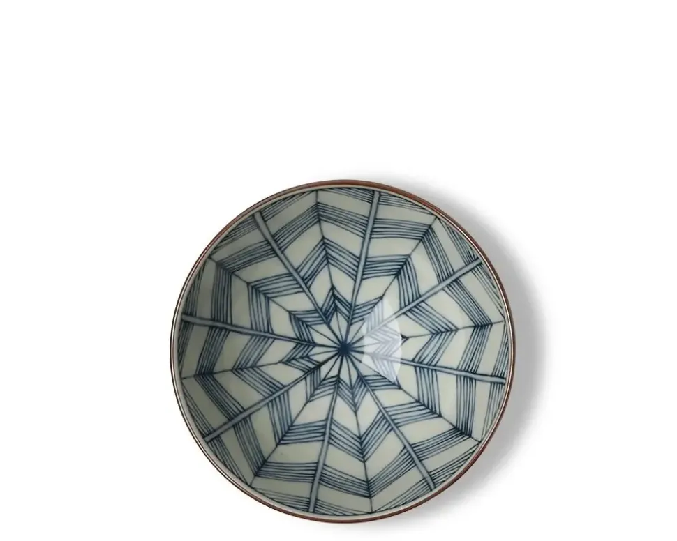 celadon_chevron__rice_bow_2.webp MIYA Company Rice Bowls^Celadon Chevron 4.5" Rice Bowl