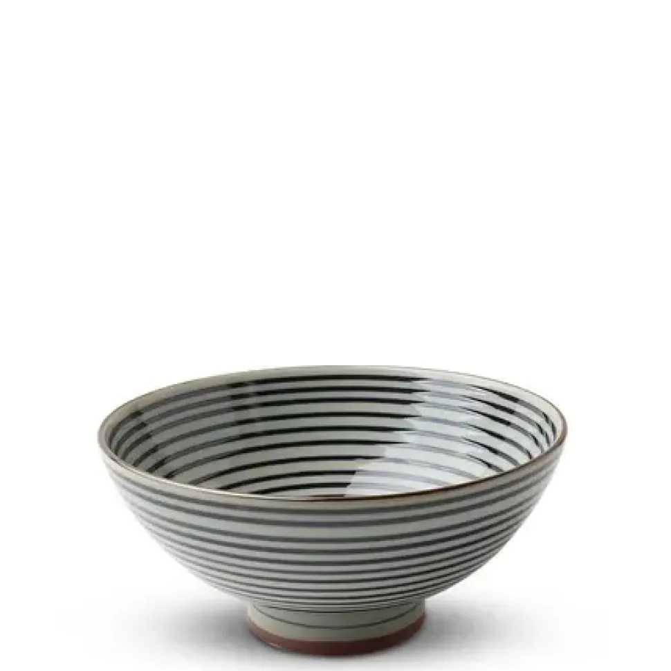 celadon_stripes__rice_bow_0-1.webp MIYA Company Rice Bowls^Celadon Stripes 5.5" Rice Bowl