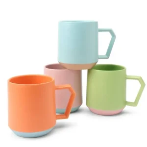 MIYA Company Mugs^Chips 12 Oz. Mug Pastel Orange