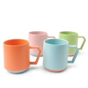 MIYA Company Mugs^Chips 12 Oz. Mug Pastel Pink