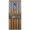 MIYA Company Chopsticks^Chopsticks Set Bamboo Waka Blue/White
