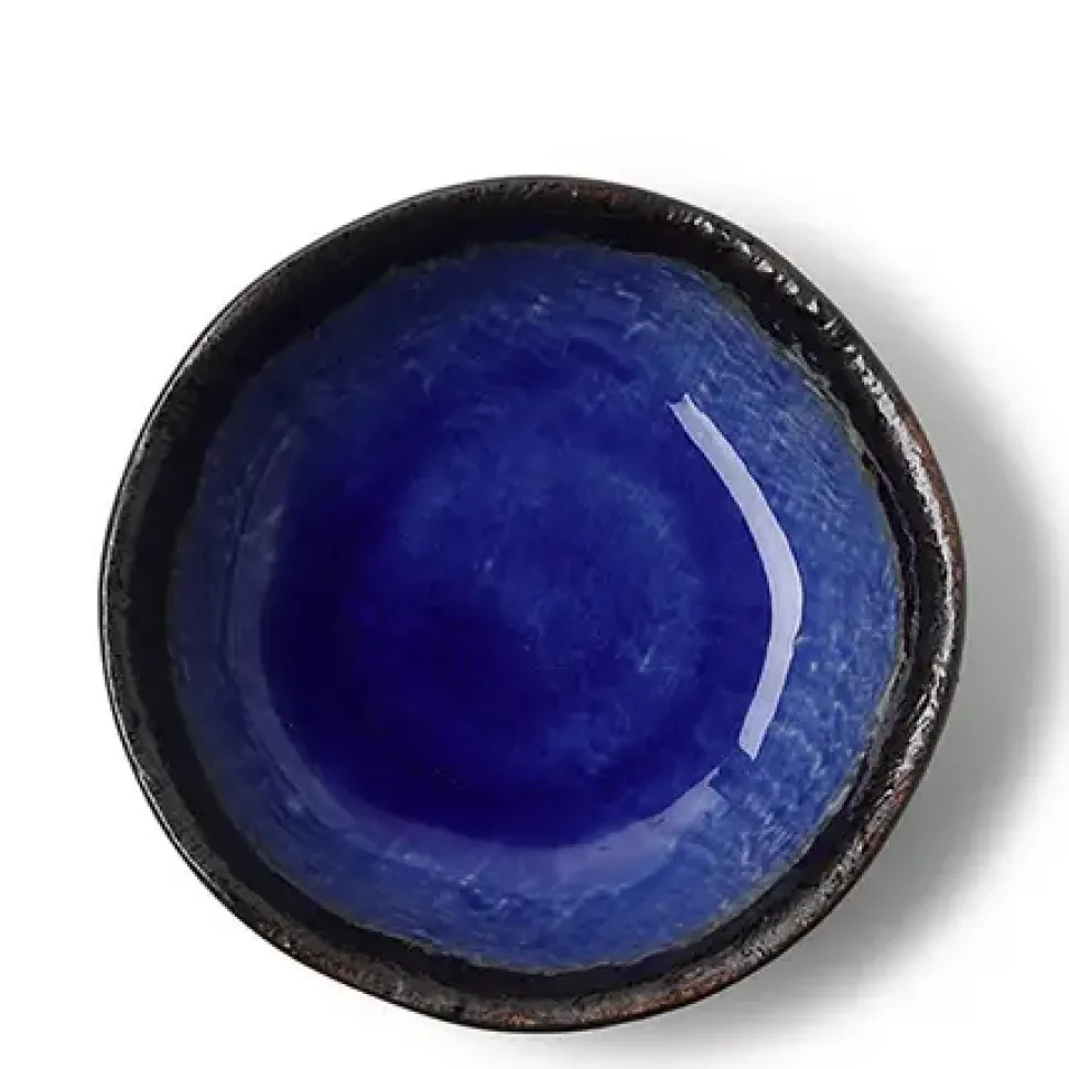 cobalt_blue__shallow_bowl_0.webp MIYA Company Small Bowls^Cobalt Blue 5" Shallow Bowl