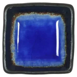 MIYA Company Sauce Dishes^Cobalt Blue 3" Sq. Sauce Dish