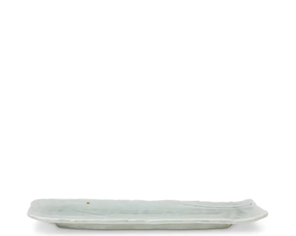 coral_blue_long_dish_3.webp MIYA Company Serving Bowls & Plates^Coral Blue Long Dish