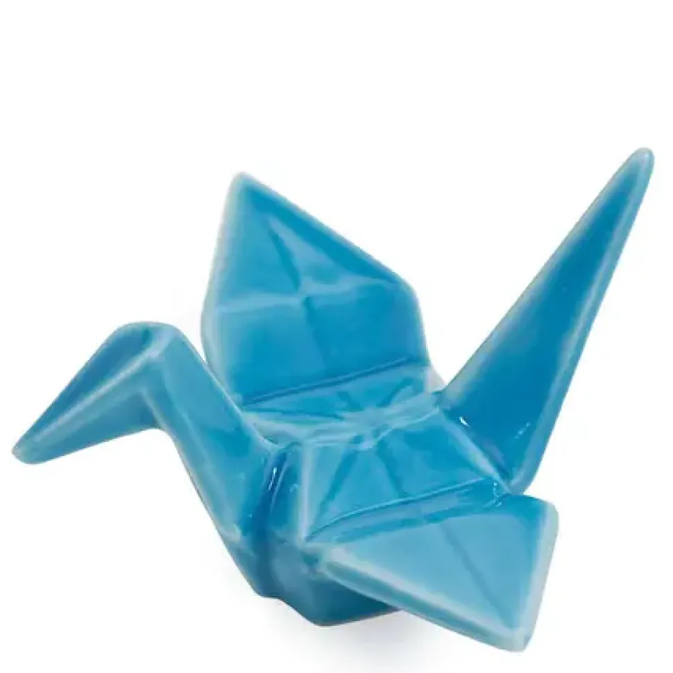 crane_chopstick_rest__blu_0.webp MIYA Company Weddings^Crane Chopstick Rest - Blue