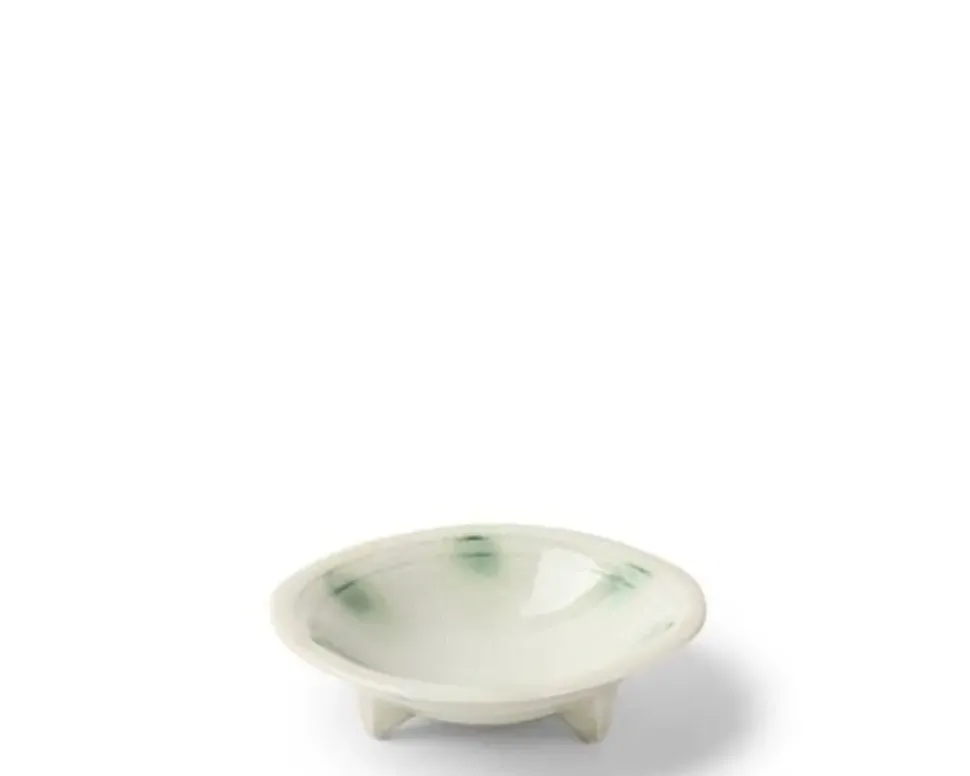 dotted_ivory__sauce_bowl_1.webp MIYA Company Sauce Dishes^Dotted Ivory 4" Sauce Bowl
