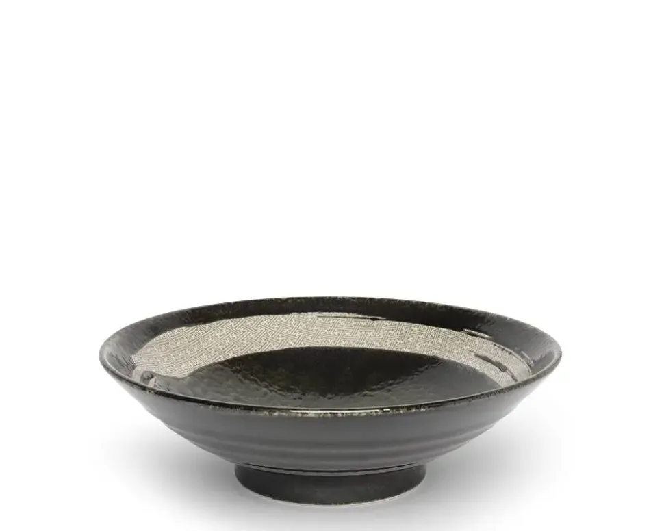 enso_dark_green_serving_b_1.webp MIYA Company Serving Bowls & Plates^Enso Dark Green Serving Bowl