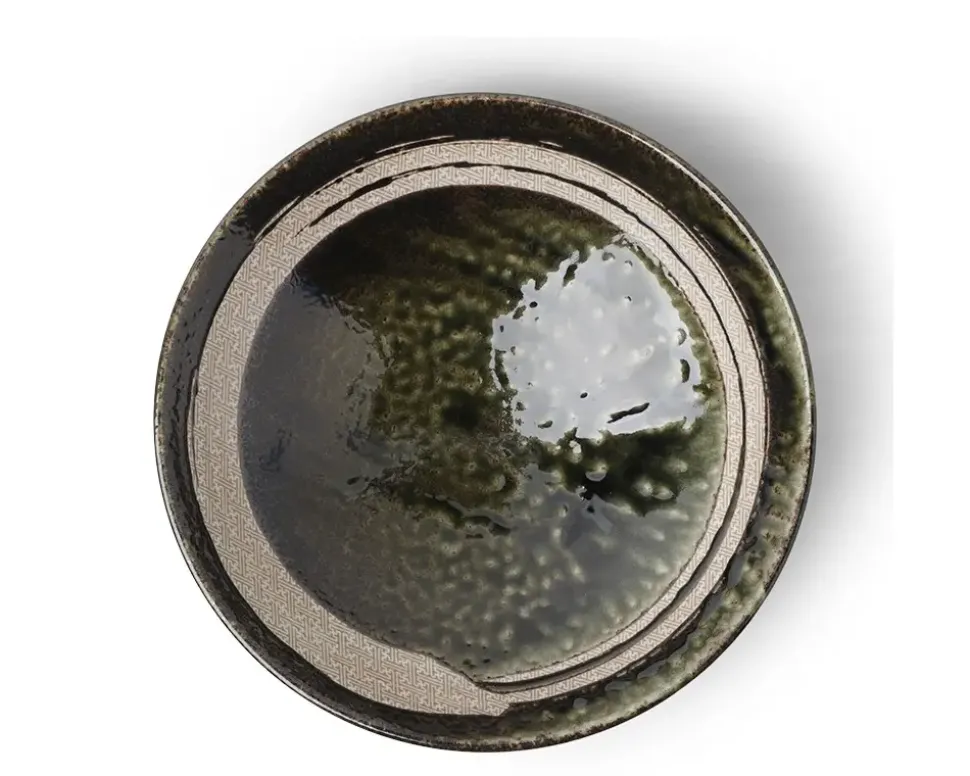 enso_dark_green_serving_b_4.webp MIYA Company Serving Bowls & Plates^Enso Dark Green Serving Bowl