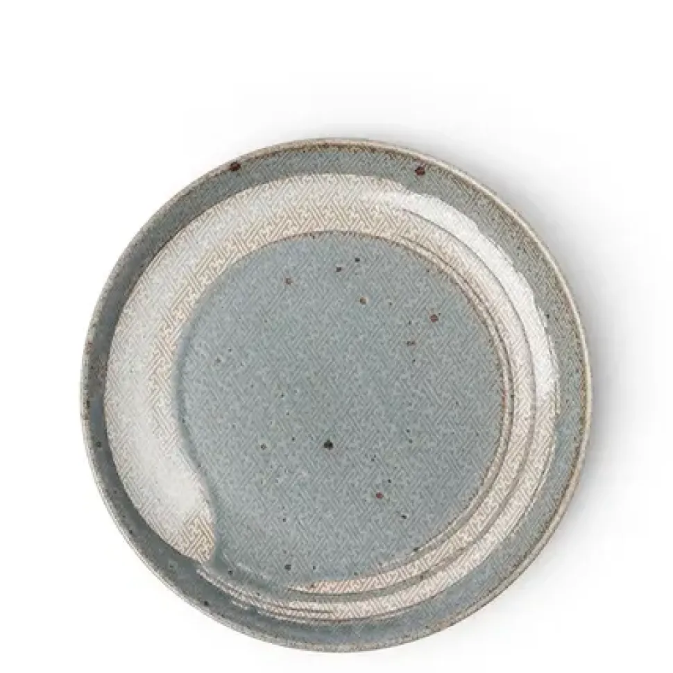 enso_green_plate__0-1.webp MIYA Company Medium Plates^Enso Green Plate 7-1/4"