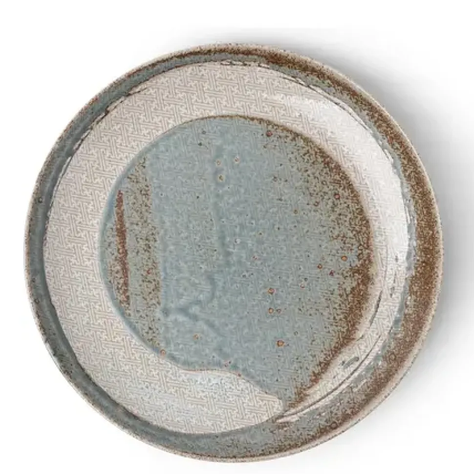 enso_green_plate__0-2.webp MIYA Company Medium Plates^Enso Green Plate 8-1/2"