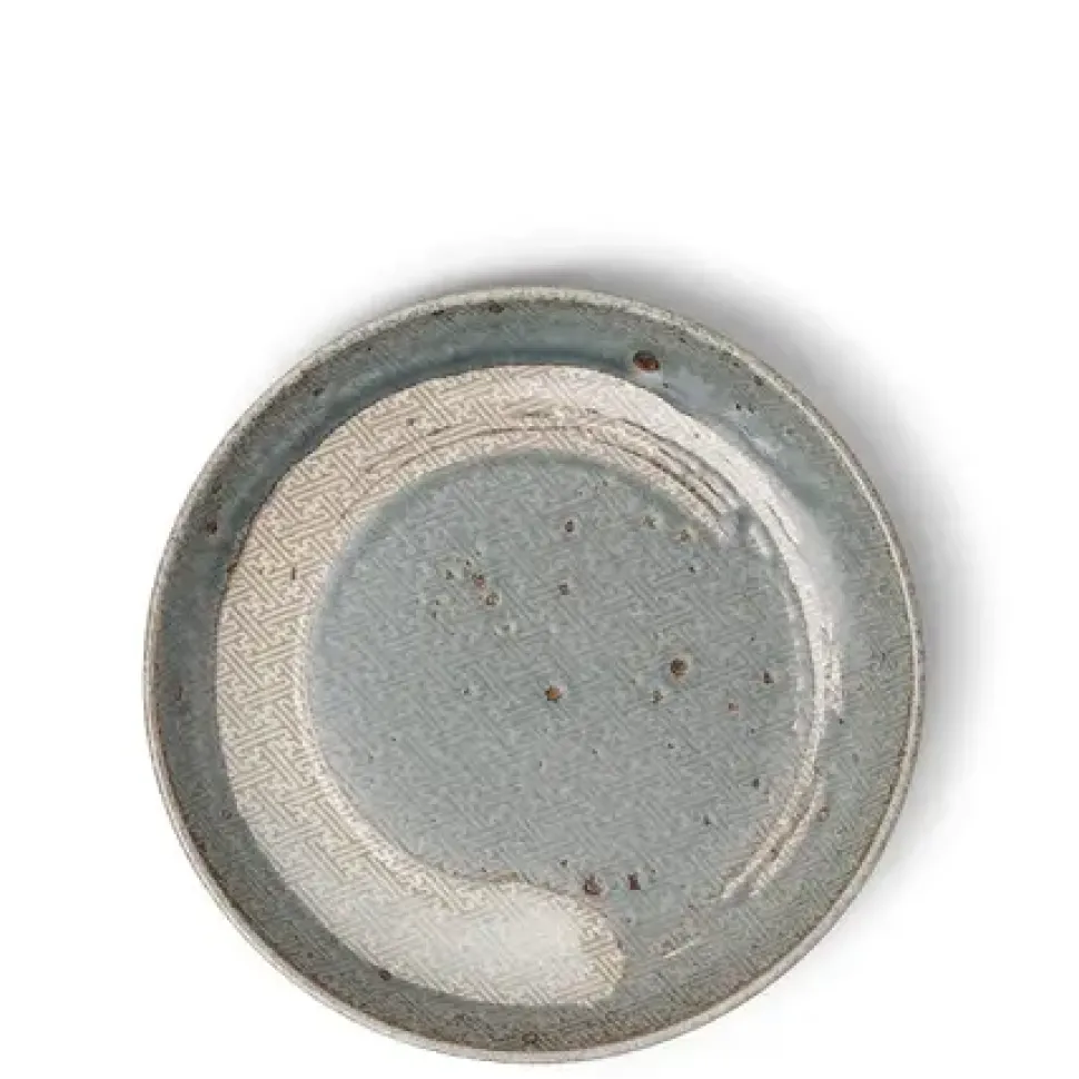 enso_green_plate__0.webp MIYA Company Medium Plates^Enso Green Plate 6-1/8"