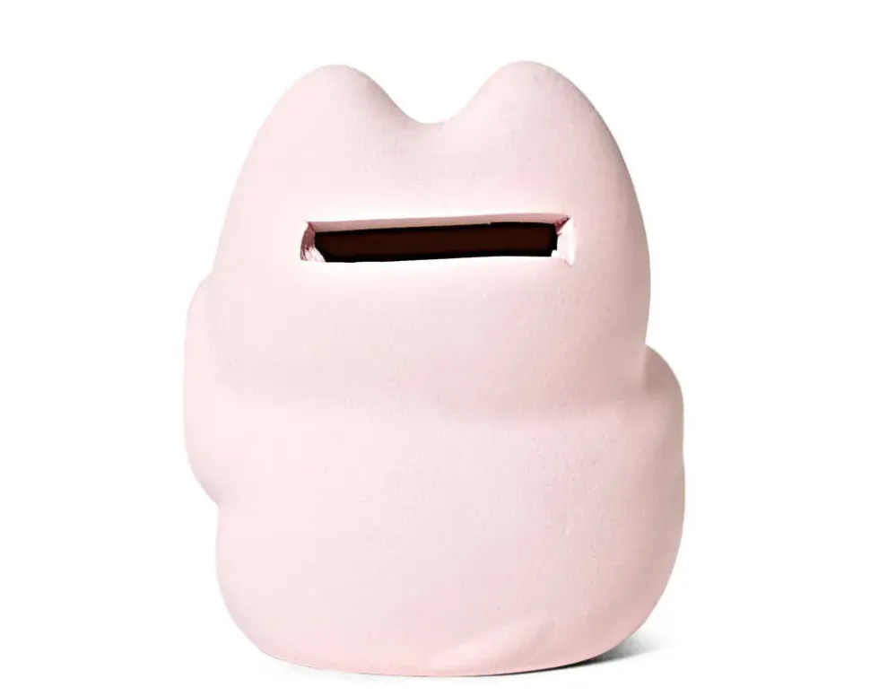 feng_shui_fortune_cat_ban_2-4.webp MIYA Company Figurines^Feng Shui Fortune Cat Bank - Pink