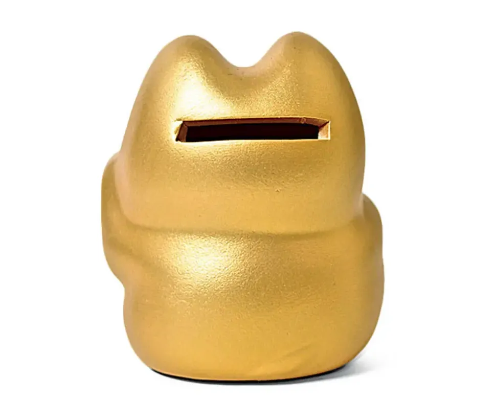 feng_shui_fortune_cat_ban_2.webp MIYA Company Figurines^Feng Shui Fortune Cat Bank - Gold