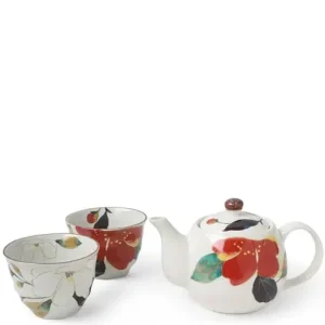 MIYA Company Tea Sets - Ceramic^Floral Fall Tea Set