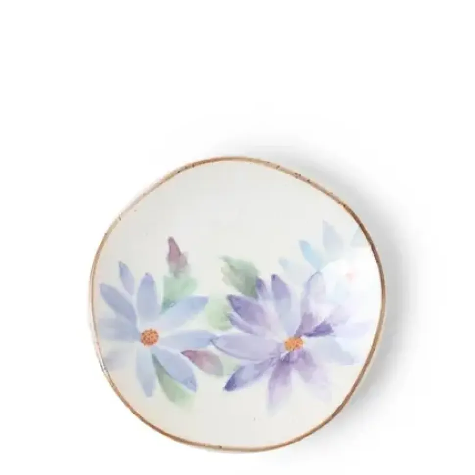 floral_mini_plate_blue_0.webp MIYA Company Small Plates^Floral Mini Plate Blue