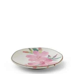 MIYA Company Small Plates^Floral Mini Plate Pink