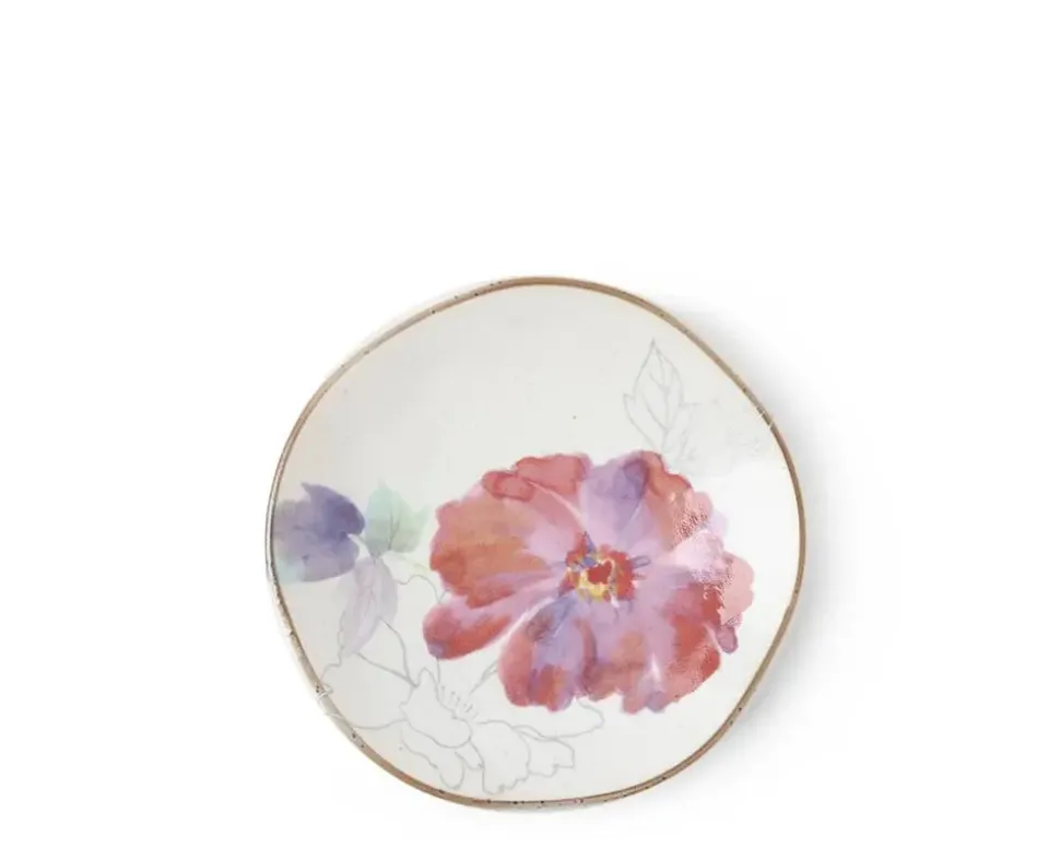 floral_mini_plate_purple_1.webp MIYA Company Small Plates^Floral Mini Plate Purple