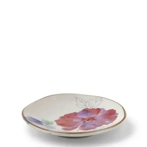 MIYA Company Small Plates^Floral Mini Plate Purple