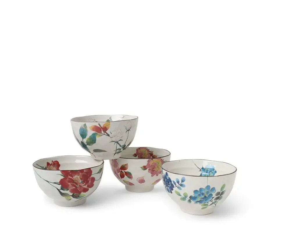 floral_summer_rice_bowl_s_1-1.webp MIYA Company Bowl Sets^Floral Summer Rice Bowl Set
