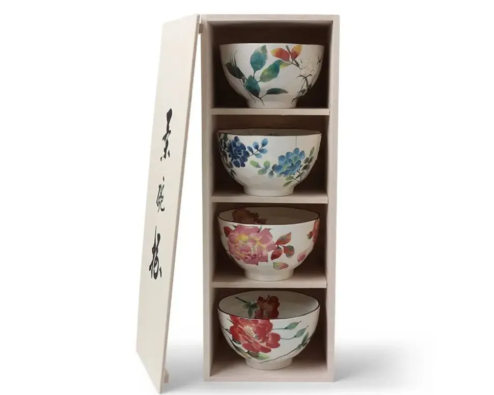 floral_summer_rice_bowl_s_2-1.webp MIYA Company Bowl Sets^Floral Summer Rice Bowl Set