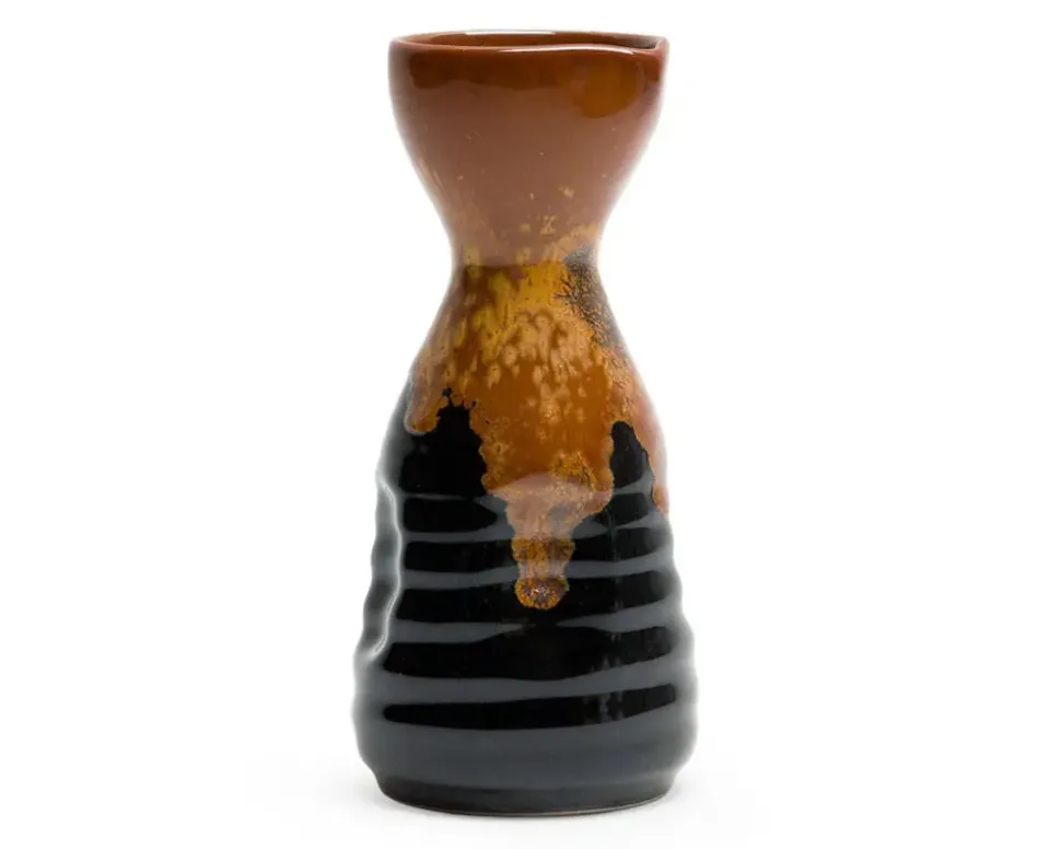 golden_tenmoku__oz_sake_b_1.webp MIYA Company Sake Bottles & Cups^Golden Tenmoku 8 Oz. Sake Bottle