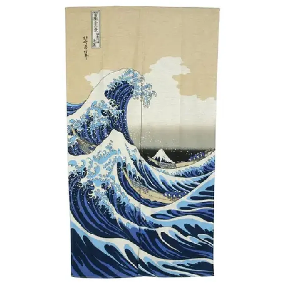great_wave_noren_0.webp MIYA Company Noren^Great Wave Noren
