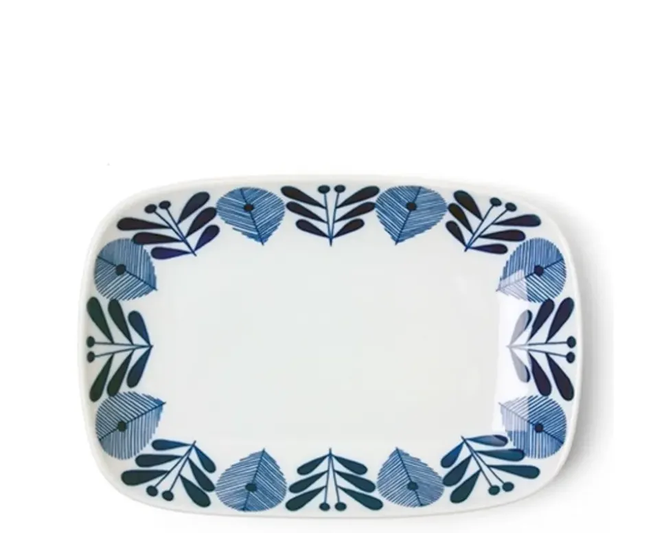 hallo_bloem__x__plate_1.webp MIYA Company Medium Plates^Hallo Bloem 10" X 6.75" Plate