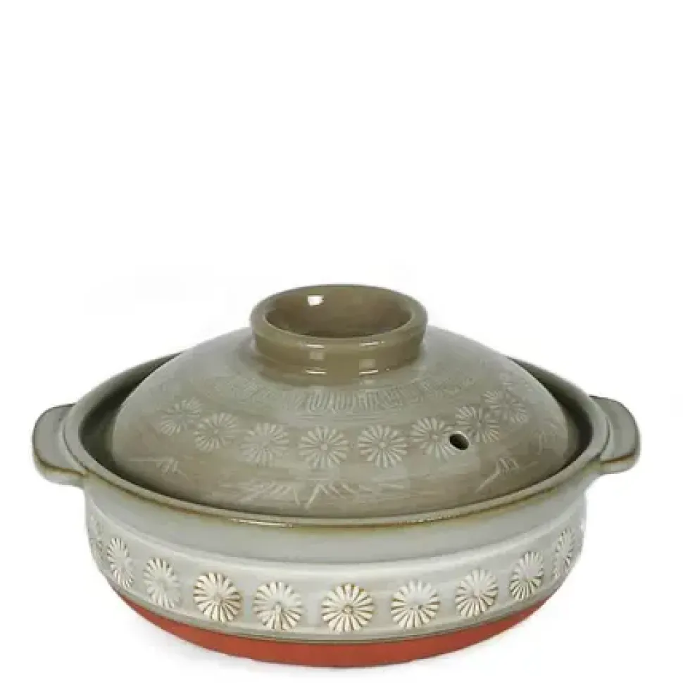 hanamishima_donabe_casser_0-1.webp MIYA Company Donabe Casseroles^Hana-Mishima Donabe Casserole, 20 Oz.