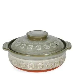 MIYA Company Donabe Casseroles^Hana-Mishima Donabe Casserole, 50 Oz.